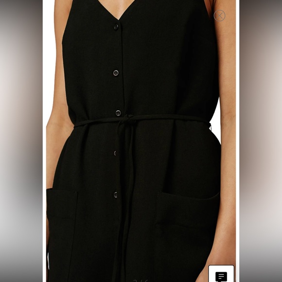 TOPSHOP Belted V-Neck Romper - Picture 4 of 5
